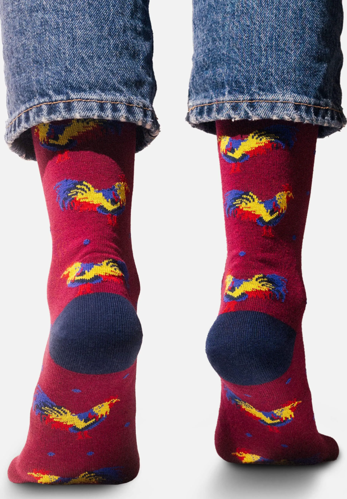 Socks organic cotton Rooster