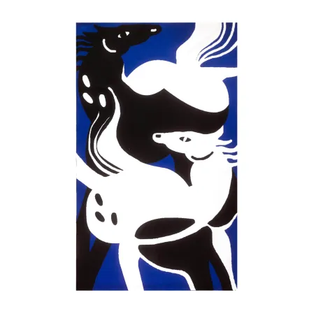 copy of Organic Cotton Blanket Wild Horses