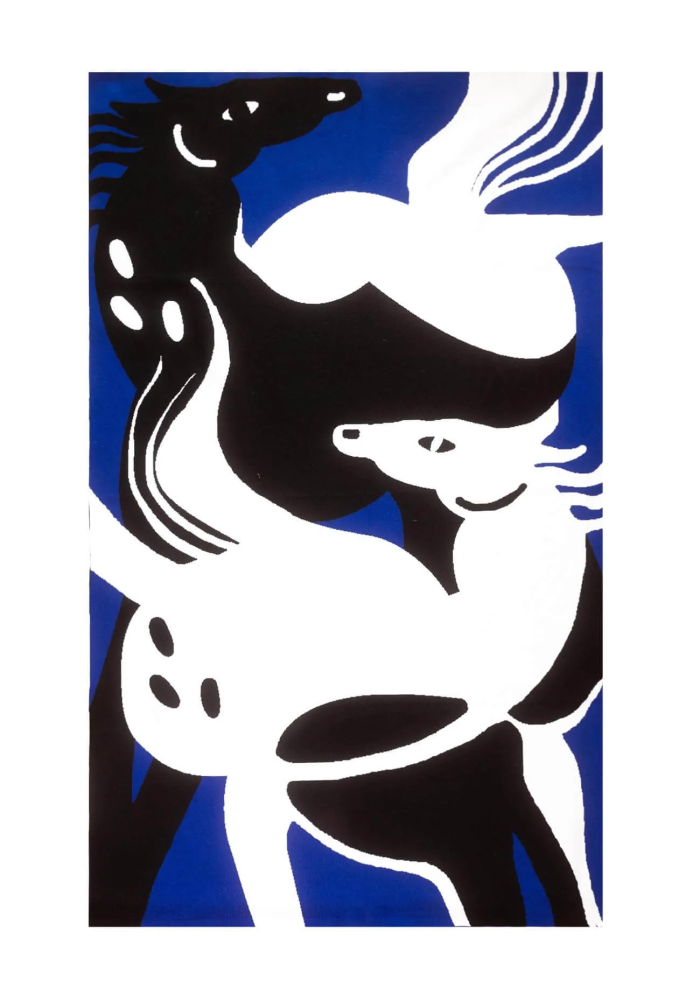 copy of Organic Cotton Blanket Wild Horses