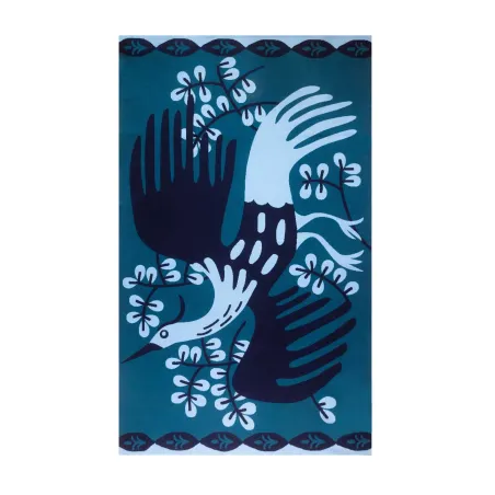 Organic Cotton Blanket Crane
