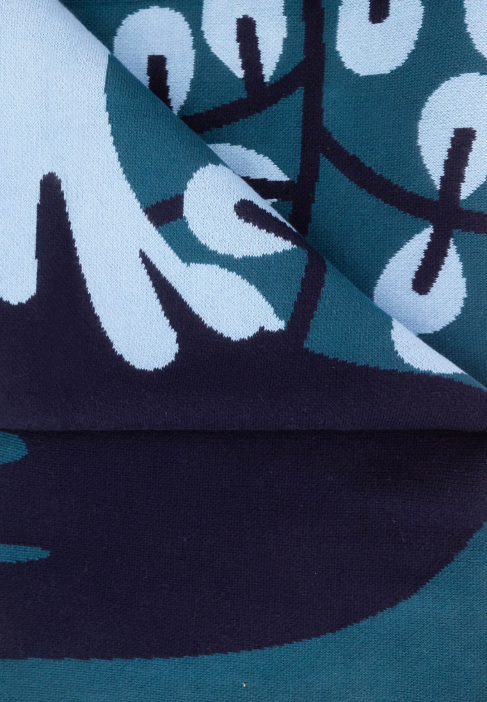 Organic Cotton Blanket Crane