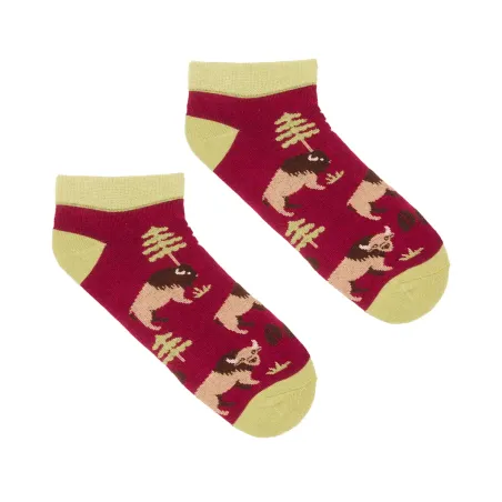Organic cotton ankle socks Bisons