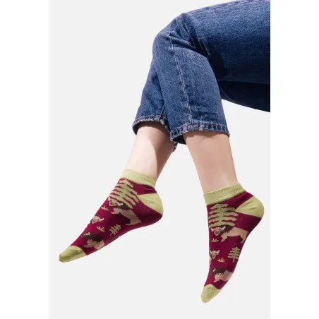 Organic cotton ankle socks Bisons