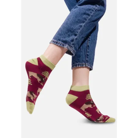 Organic cotton ankle socks Bisons