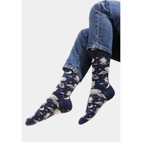 Socks organic cotton Night Wolves