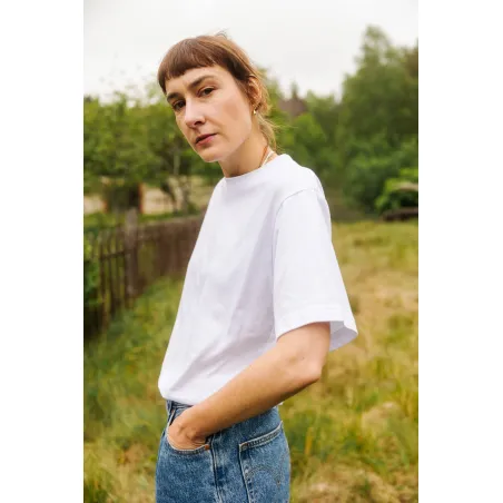Organic cotton white T-shirt