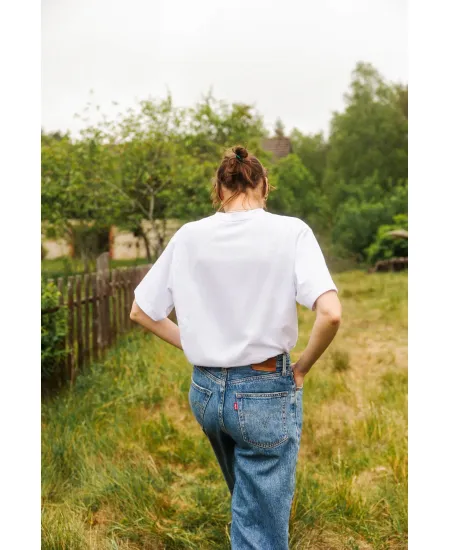 Organic cotton white T-shirt