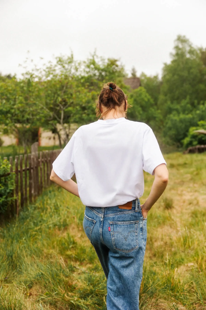 Organic cotton white T-shirt