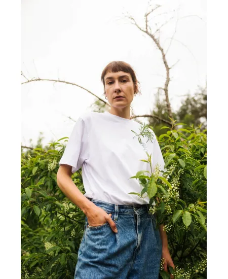 Organic cotton white T-shirt