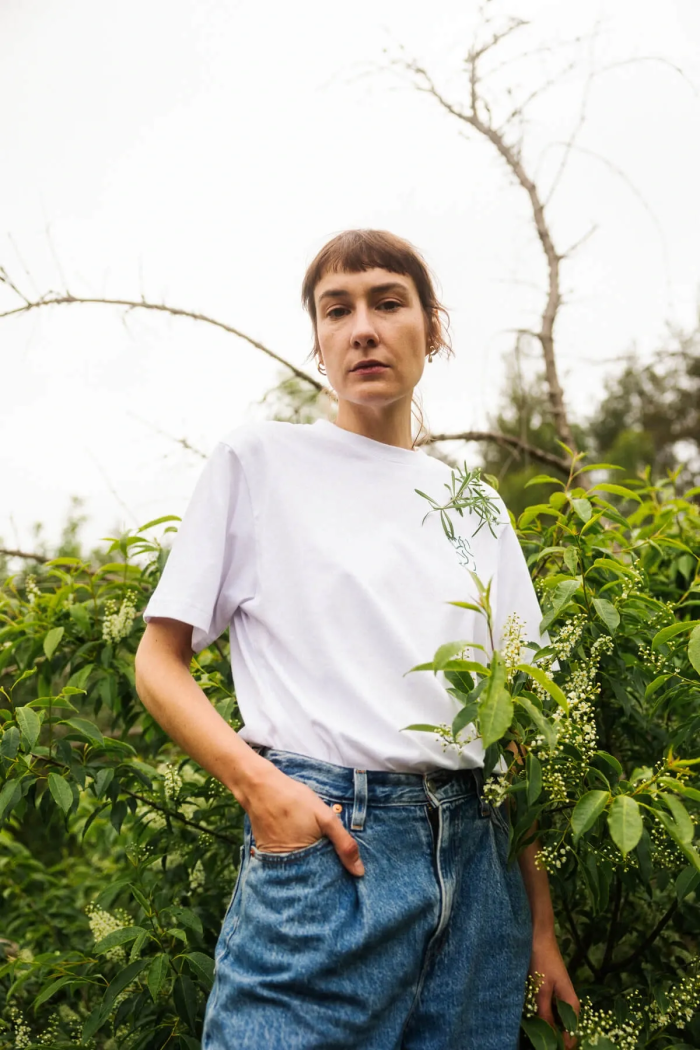 Organic cotton white T-shirt