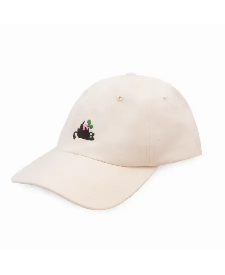 Baseball cap made of...