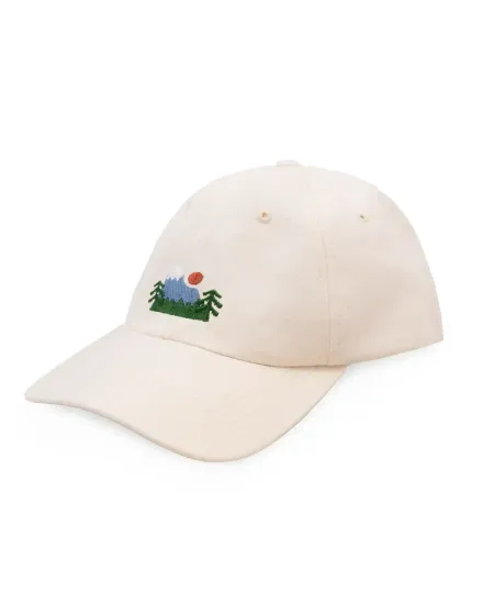 Baseball cap made of...