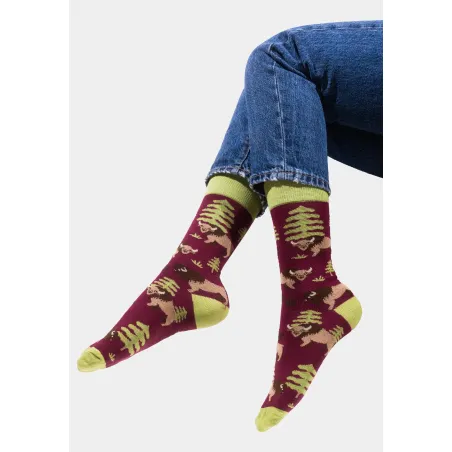 Socks organic cotton Bisons