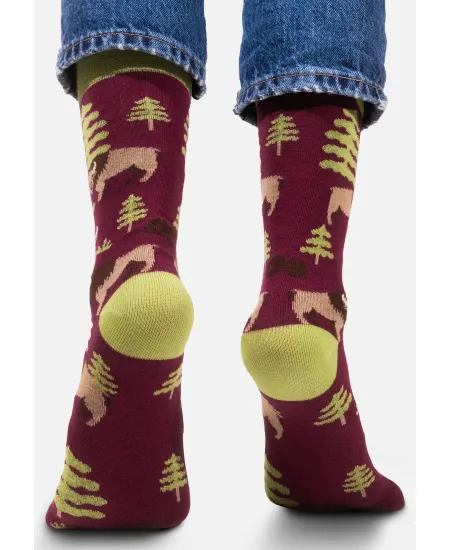 Socks organic cotton Bisons