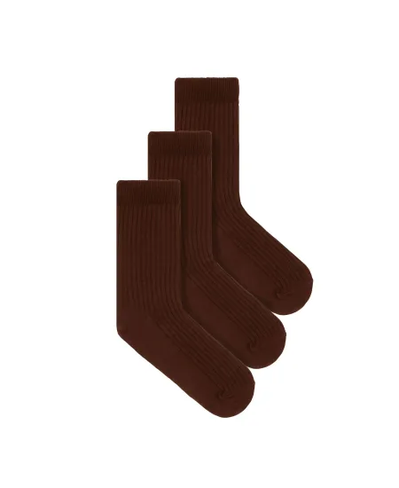 Set of brown organic cotton...