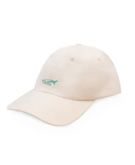 Baseball cap made of...