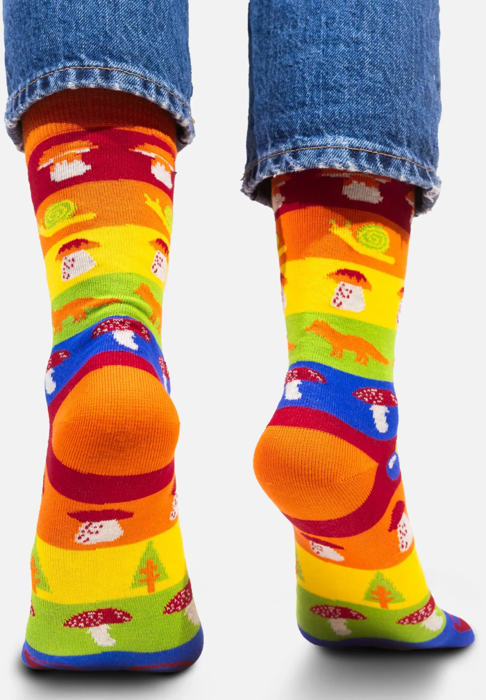 Socks organic cotton Mushrooming