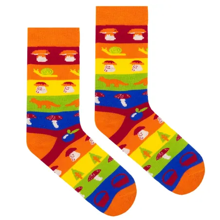 Socks organic cotton Mushrooming