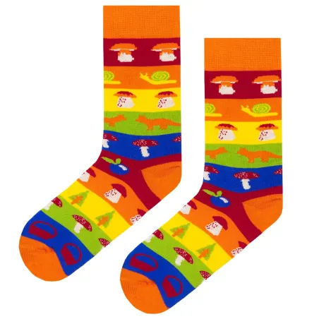 Socks organic cotton Mushrooming