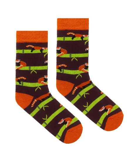 Socks organic cotton Red Panda
