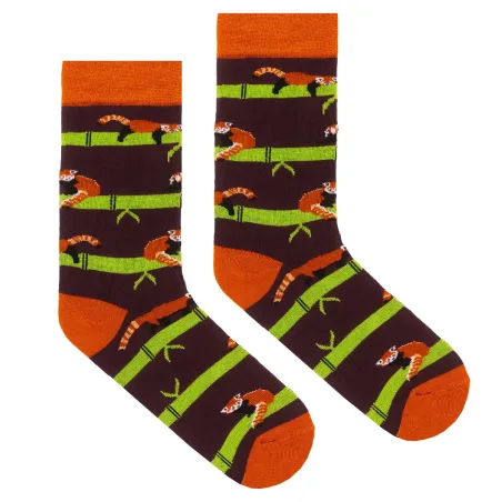 Socks organic cotton Red Panda