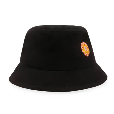 Kapelusz bucket hat z bawełny organicznej czarny Słońce