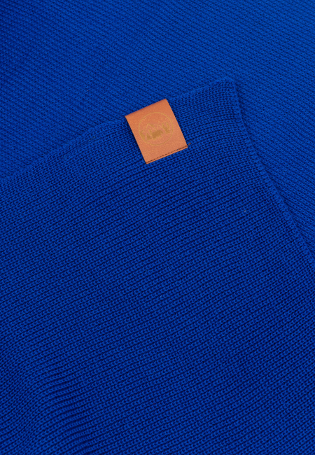 Cornflower organic cotton plain scarf