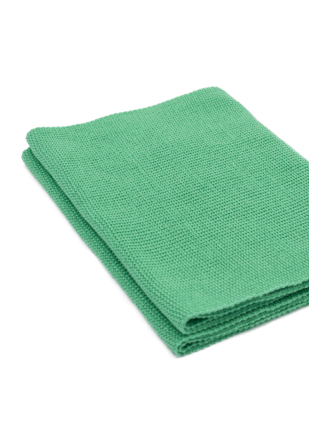 Pale mint organic cotton plain scarf
