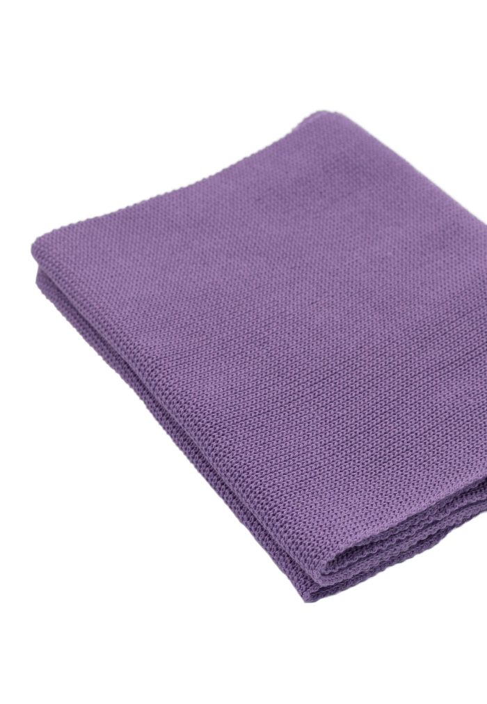 Lilac classic scarf organic cotton