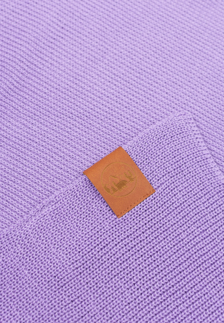 Lilac classic scarf organic cotton