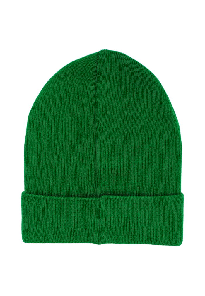 Czapka beanie z bawełny organicznej zielona