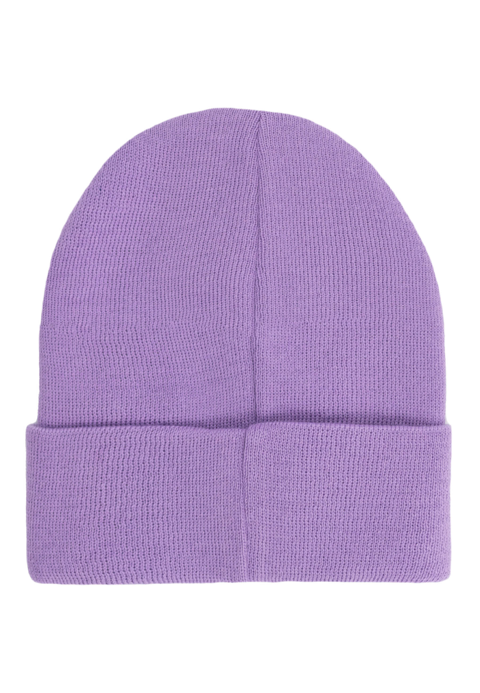 Lilac organic cotton classic beanie