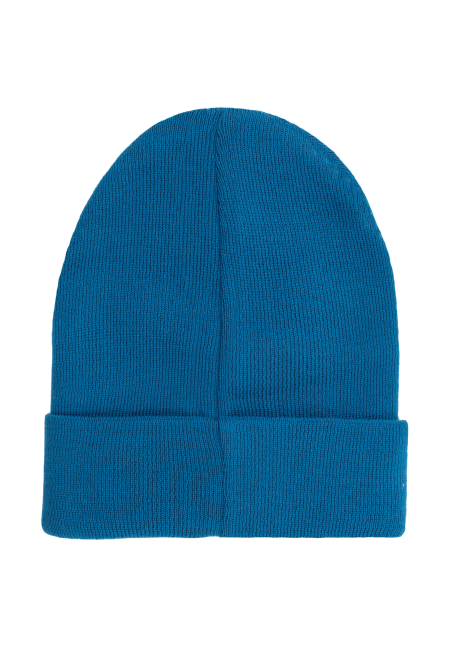 Czapka beanie z bawełny organicznej szafirowa