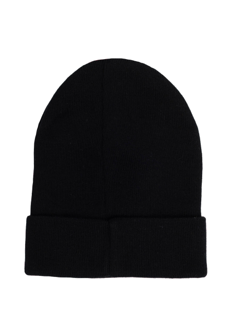 Czapka beanie z bawełny organicznej czarna