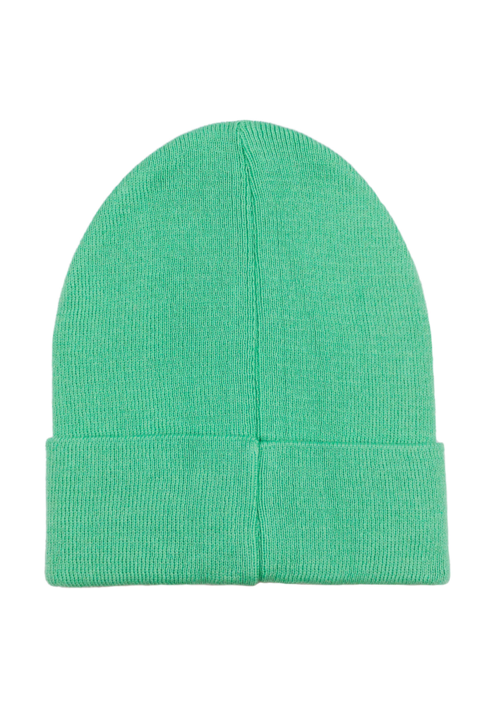 Light mint organic cotton classic beanie