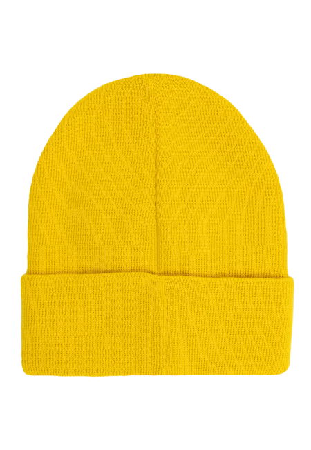 Czapka beanie z bawełny organicznej żółta