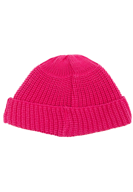 Pink organic cotton burglar beanie
