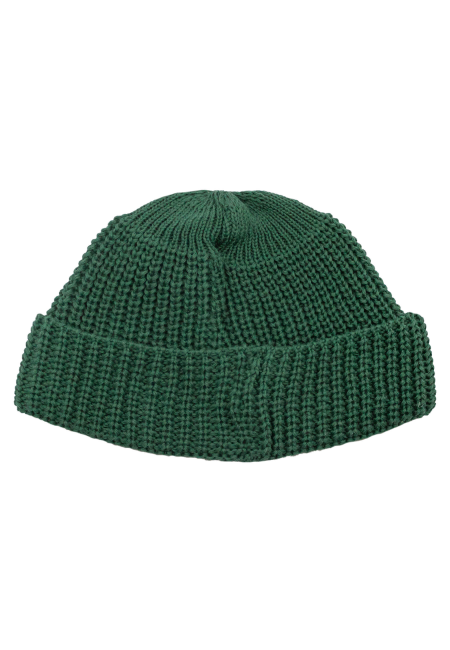 Sage green organic cotton burglar beanie
