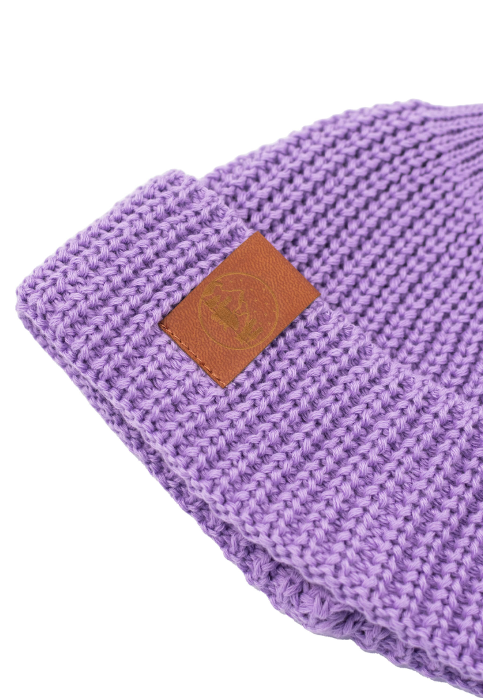 Liliac organic cotton burglar beanie
