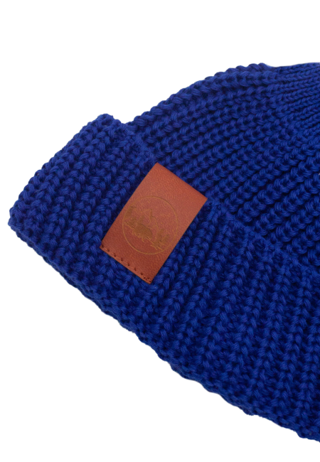 Cornflower organic cotton burglar beanie