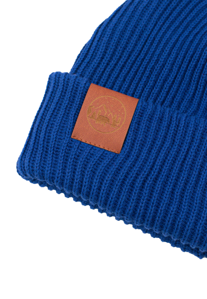 Cornflower organic cotton winter beanie