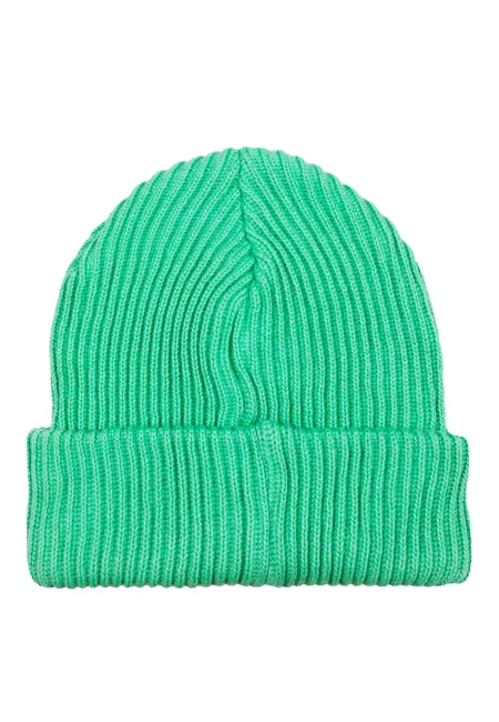 Light mint organic cotton winter beanie