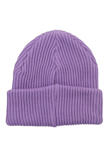 Lilac organic cotton winter beanie