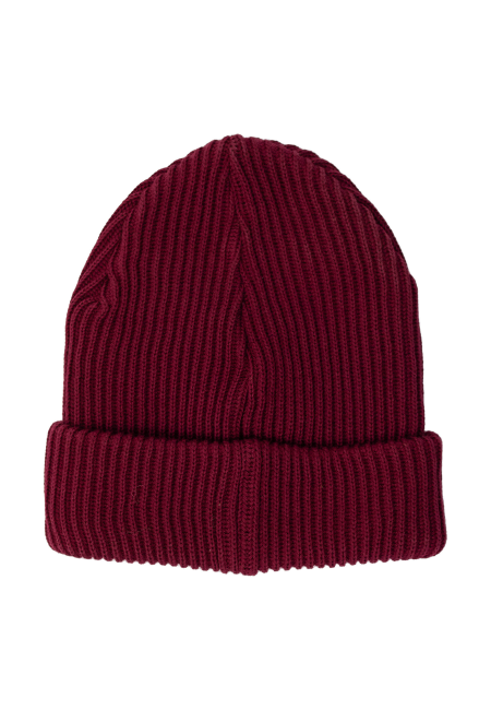 Carmine organic cotton winter beanie