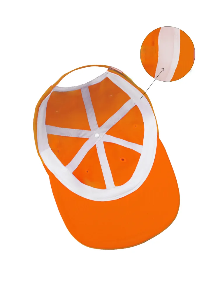 Baseball cap Flower orange