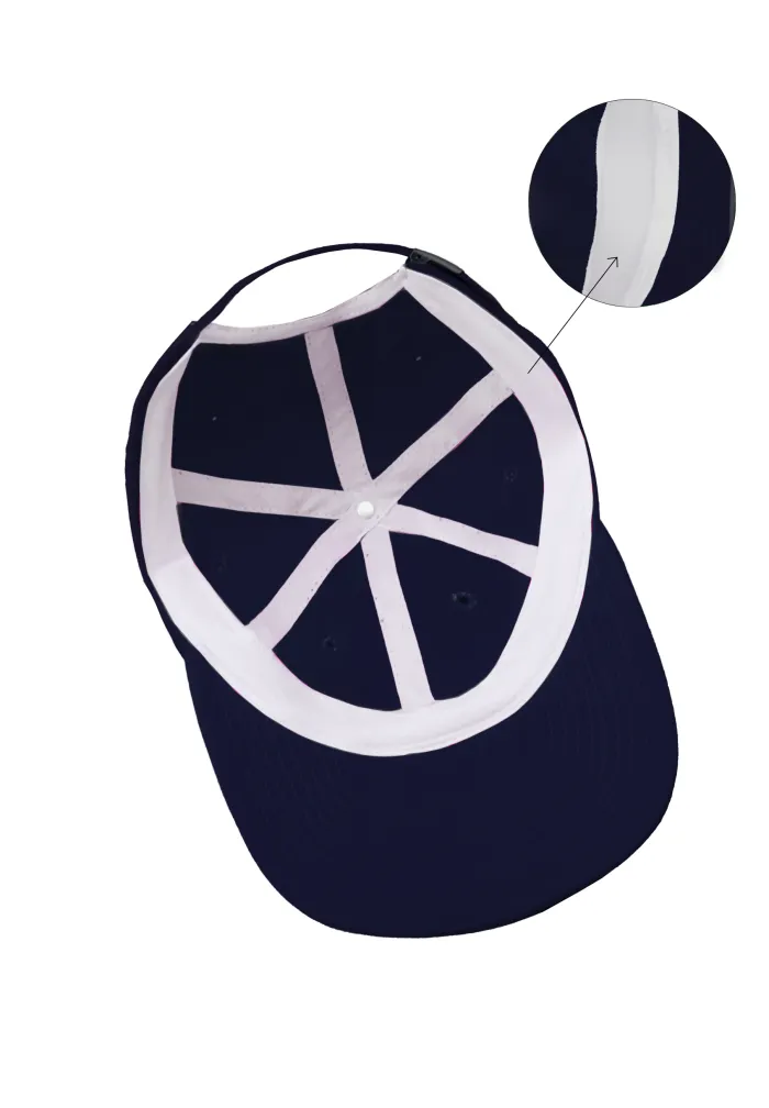 Cotton baseball cap Whale navy blue