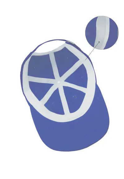 Czapka z daszkiem bejsbolówka Kot niebieska