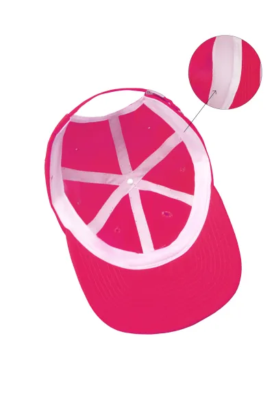 Czapka z daszkiem low profile Jamnik różowa