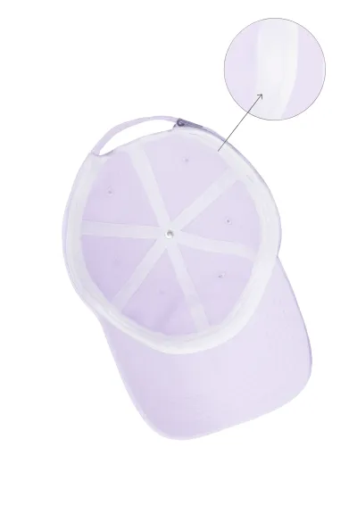Czapka z daszkiem bawełniana Słońce liliowa