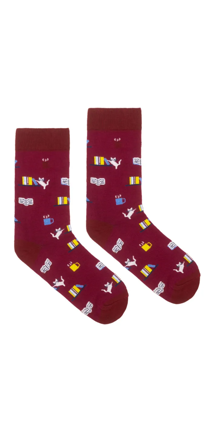 Socks organic cotton For Bookworms